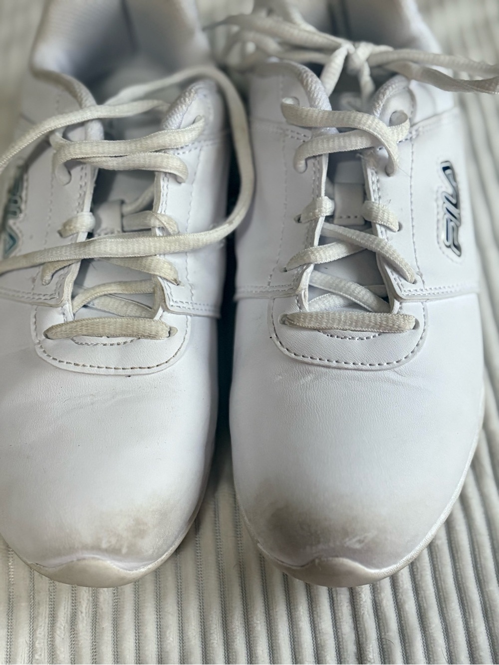 Fila White Kids Lace-Up Sneakers